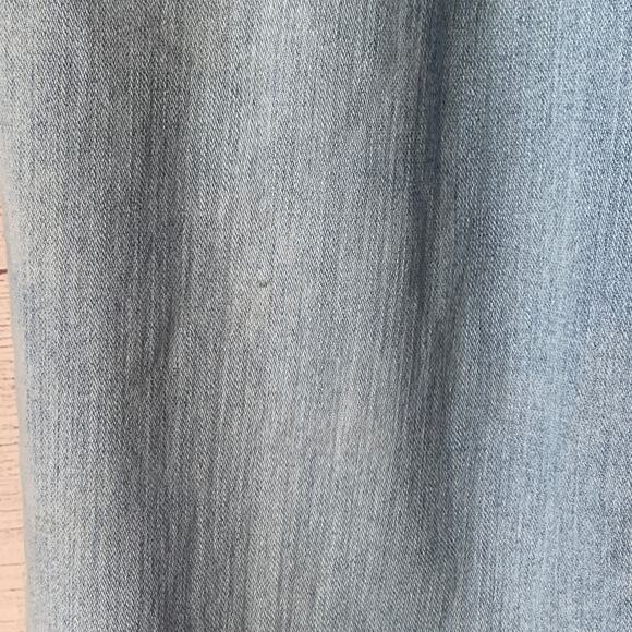 Allison Daley Retro Denim Jean Capris Pull On Button Detail Legs Size 6 Petite - Picture 11 of 16